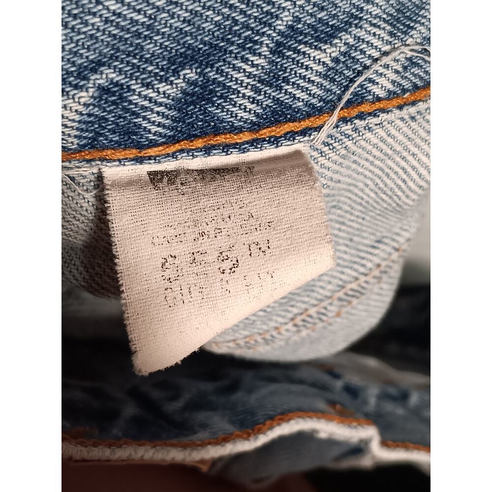 Levi’s 505 Shorts 90s USA Made Valencia 555 Light Wash Zip Fly Size 8 RARE - Picture 8 of 10